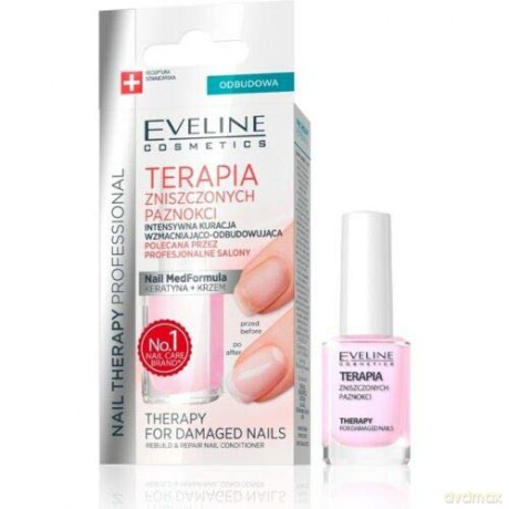 Eveline Nail Therapy Intensywna Kuracja wzmacniająco-odbudowująca 12 ml