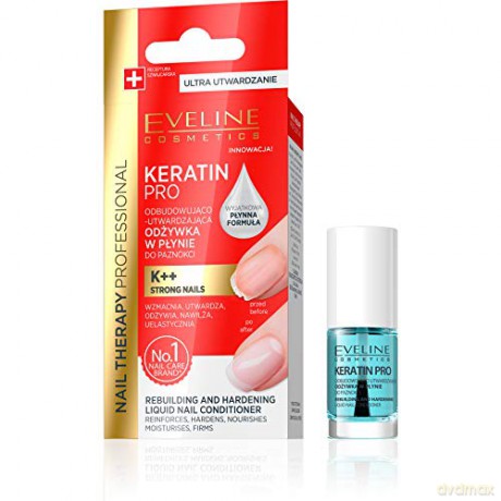 Eveline Nail Therapy Odżywka do paznokci odbudowująco-utwardzająca Keratin Pro 5 ml