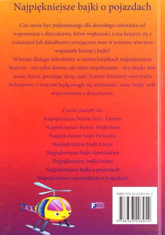 Najpiękniejsze Bajki O Pojazdach (twarda) [KSIĄŻKA]