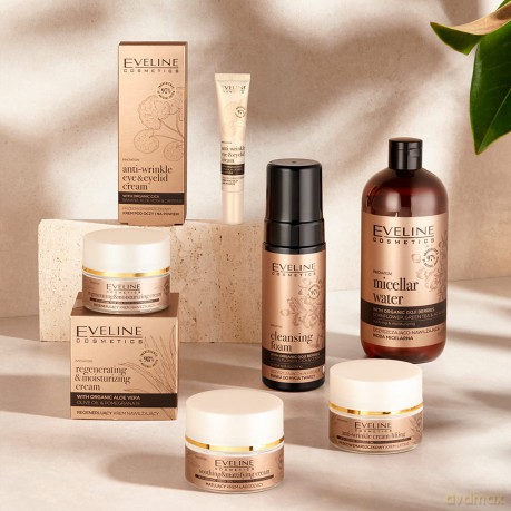 Eveline Organic Gold Łagodzący Krem matujący na dzień i noc 50 ml