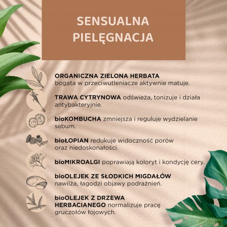 Eveline Organic Gold Łagodzący Krem matujący na dzień i noc 50 ml