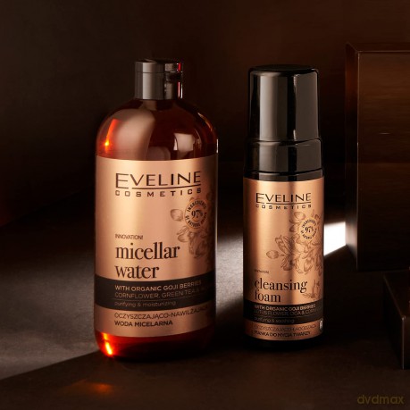 Eveline Organic Gold Oczyszczająco Nawilżająca Woda micelarna do twarzy 500 ml