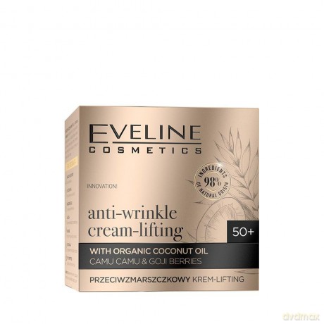 Eveline Organic Gold Przeciwzmarszczkowy Krem-lifting na dzień i noc 50 ml