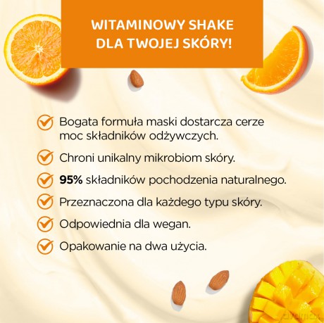 Eveline Power Shake Mask Odżywcza Bio Maseczka-peeling z probiotykami 5w1 10 ml