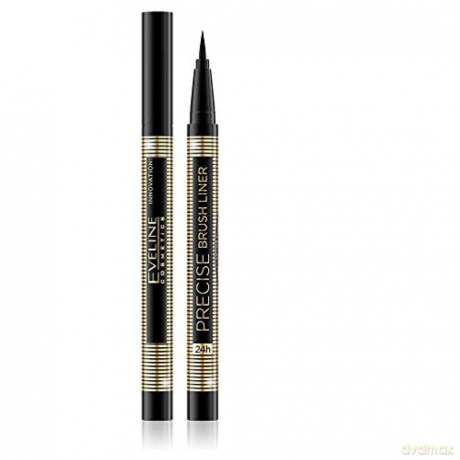 Eveline Precise Brush Liner Eyeliner czarny 24h 1szt