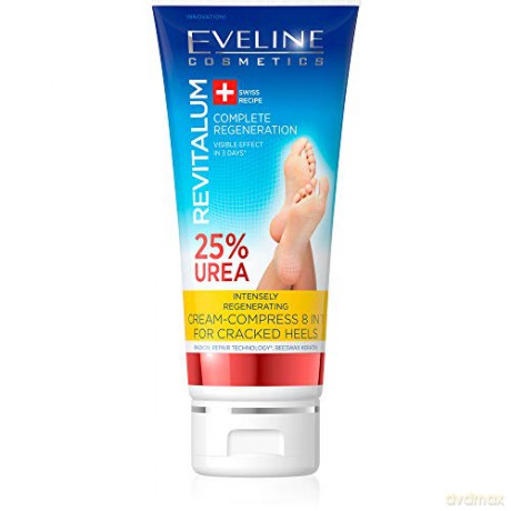 Eveline Revitalum 25% Urea Krem-kompres regenerujący 8w1 na pękające pięty 100 ml
