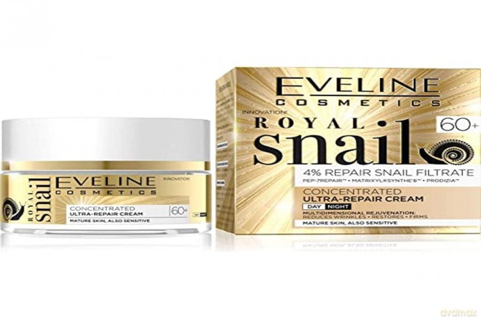 Eveline Royal Snail 60+ Skoncentrowany Krem ultranaprawczy na dzień i noc 50 ml