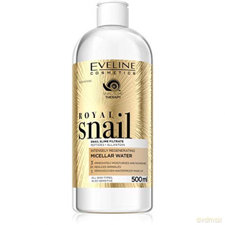 Eveline Royal Snail Płyn micelarny intensywnie regenerujący 3w1 500 ml