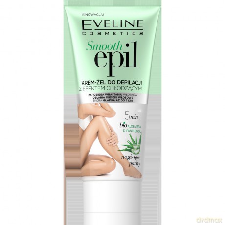 Eveline Smooth Epil Krem-żel do depilacji z efektem chłodzącym - nogi,ręce,pachy 175 ml