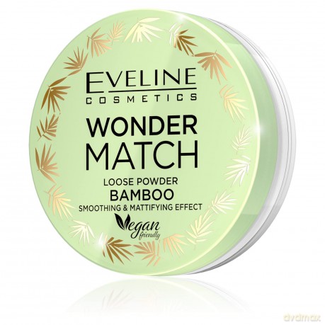 Eveline Wonder Match Puder sypki matująco - wygładzający Bamboo 1szt