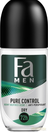 Fa Men Pure Control Hemp Dezodorant roll-on 72H 50 ml