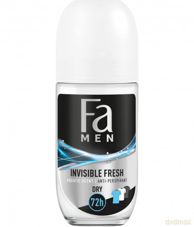 Fa Men Xtreme Dezodorant roll-on Invisible Fresh 50 ml