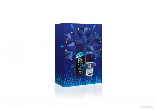 Fa Men Zestaw prezentowy Sport (Żel pod prysznic 250 ml+ Roll-on 50 ml)