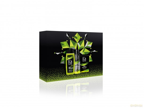 Fa Men Zestaw prezentowy Sport Energy Boost(Żel pod prysznic 250 ml+ Dezodorant spray 150 ml+ Woda po goleniu 100 ml)