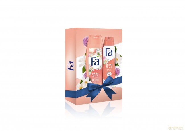 Fa Zestaw prezentowy Divine Moments (Żel pod prysznic 250 ml+ Dezodorant spray 150 ml)