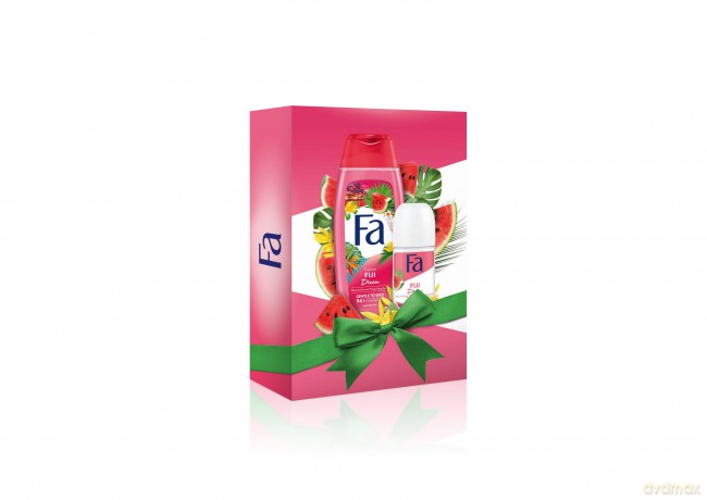 Fa Zestaw prezentowy Fiji Dream (Żel pod prysznic 250 ml+Roll-on 50 ml)