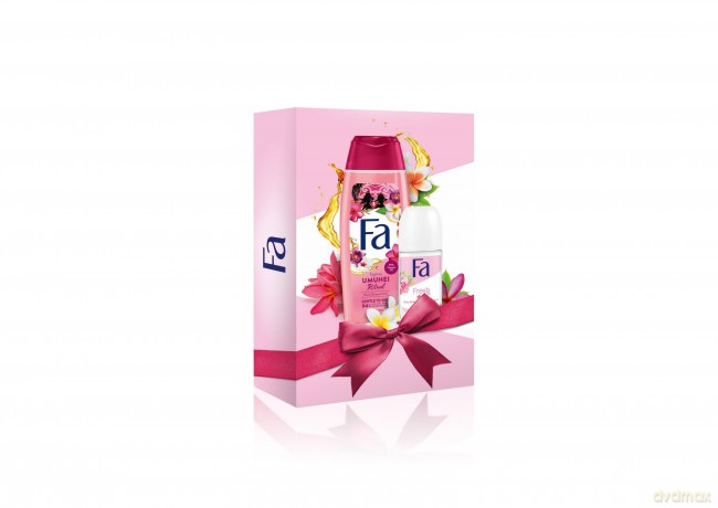 Fa Zestaw prezentowy Umuhei Peony (Żel pod prysznic 250 ml+Roll-on 50 ml)