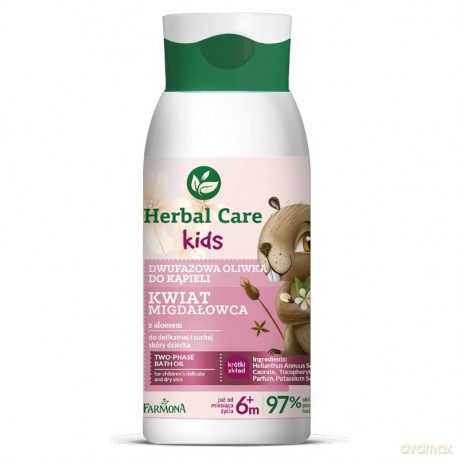 Farmona Herbal Care Kids Dwufazowa Oliwka do kąpieli dla dzieci Kwiat Migdałowca 300 ml