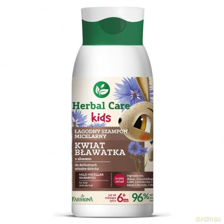 Farmona Herbal Care Kids Łagodny Szampon micelarny dla dzieci Kwiat Bławatka 300 ml