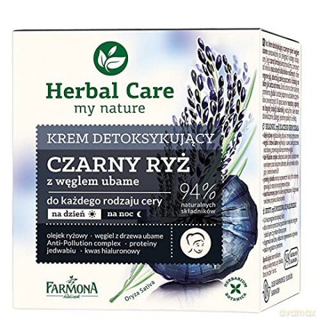Farmona Herbal Care Krem detoksykujący Czarny Ryż na dzień i noc 50 ml