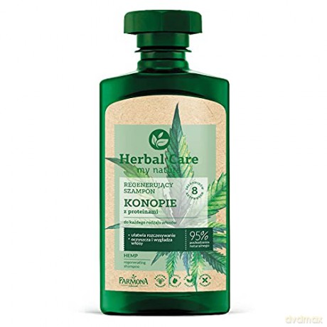 Farmona Herbal Care Regenerujący Szampon do włosów Konopie z proteinami 330 ml
