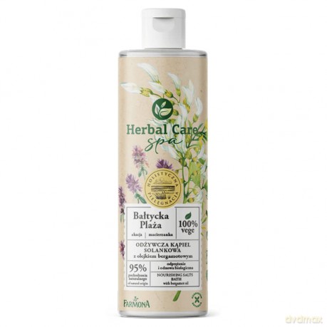 Farmona Herbal Care Spa Odżywcza Kąpiel solankowa z olejkiem bergamotowym Bałtycka Plaża 400 ml