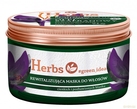 Farmona Herbs Rewitalizująca Maska do włosów cienkich i pozbawionych blasku - Olej Szafranowy 250 ml
