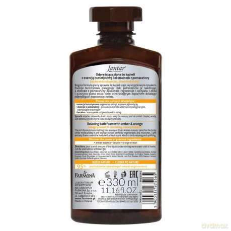 Farmona Jantar Odprężająca Piana do kąpieli 330 ml