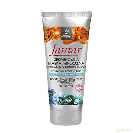 Farmona Jantar Sekwencyjna Maska mineralna - każdy rodzaj włosów 200 ml