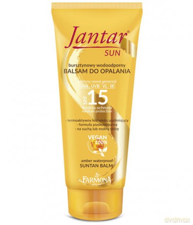 Farmona Jantar Sun Balsam do opalania SPF15 - bursztynowy wodoodporny 200 ml