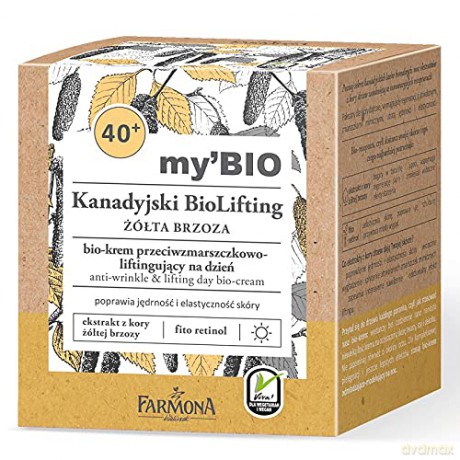Farmona my`BIO Kanadyjski BioLifting 40+ Żółta Brzoza Bio-Krem przeciwzmarszczkowo-liftingujący na dzień 50 ml