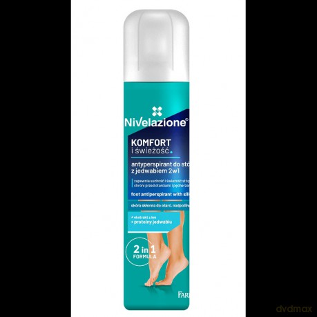 Farmona Nivelazione Stopy Antyperspirant do stóp 2w1 z jedwabiem "Komfort i Świeżość" 180 ml
