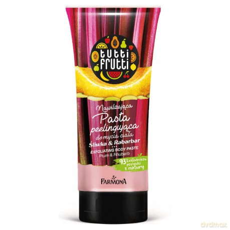 FARMONA TUTTI FRUTTI Pasta peeling.d/ciała Śliwka