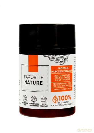 Favorite Nature Multifunkcyjny Krem do twarzy ,ciała i włosów z Propolisem i Mleczkiem Pszczelim 100 ml