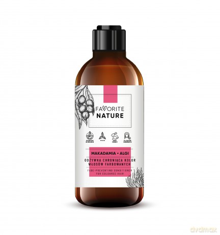 Favorite Nature Odżywka chroniąca kolor włosów farbowanych - Makadamia i Algi 250 ml