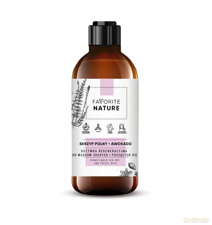 Favorite Nature Odżywka regeneracyjna do włosów suchych i puszących się - Awokado i Skrzyp Polny 250 ml