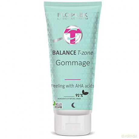 Floslek Balance T-Zone Gommage Peeling z kwasami AHA do cery mieszanej 125 ml