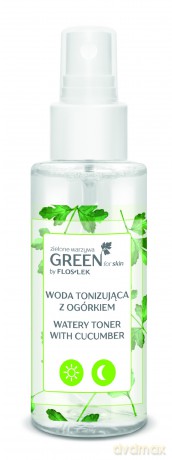 Floslek Green for Skin Woda tonizująca z ogórkiem 95 ml