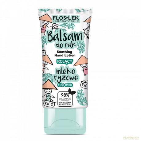Floslek Hand Care Balsam do rąk kojący - Mleko Ryżowe 40 ml
