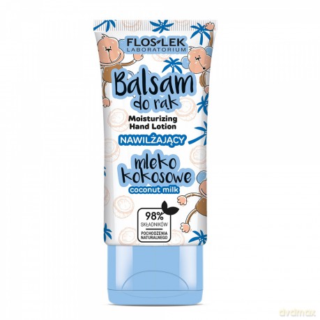 Floslek Hand Care Balsam do rąk nawilżający - Mleko Kokosowe 40 ml