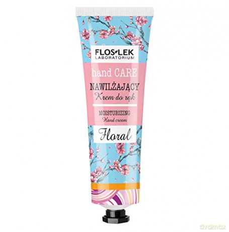 Floslek Hand Care Krem do rąk nawilżający Floral 50 ml