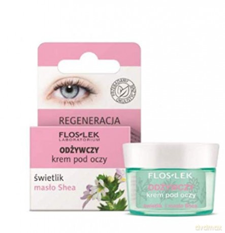 Floslek Krem pod oczy odżywczy Świetlik-Masło Shea 15 ml