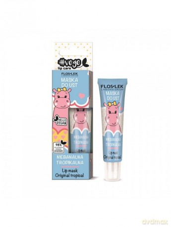 Floslek Lip Care Vege Maska do ust Niebanalna Tropikalna 14g