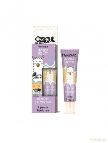 Floslek Lip Care Vege Maska do ust Stylowa Gruszkowa 14g