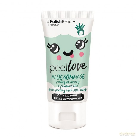 Floslek PeelLove Peeling do twarzy z kwasami AHA Aloe Gommage 75 ml