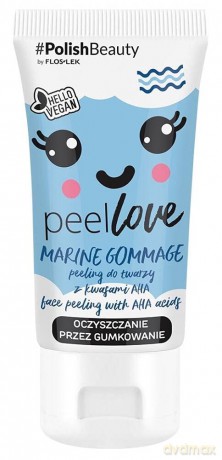 Floslek PeelLove Peeling do twarzy z kwasami AHA Marine Gommage 75 ml