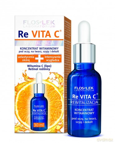 Floslek ReVita C Koncentrat witaminowy pod oczy,na szyję i dekolt 30 ml