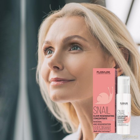 Floslek Snail Elixir - Koncentrat regenerujący na dzień i noc 30 ml