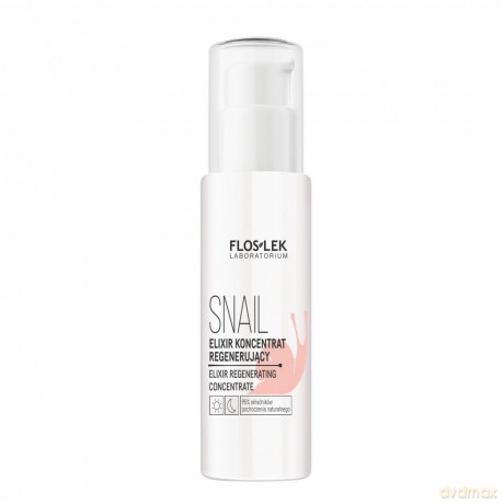 Floslek Snail Elixir - Koncentrat regenerujący na dzień i noc 30 ml
