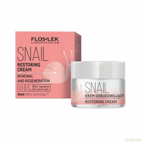 Floslek Snail Krem odbudowujący na dzień i noc 50 ml